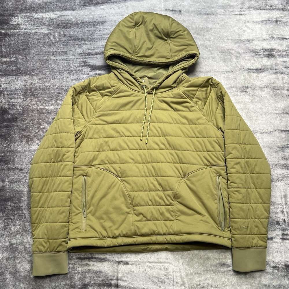 Women's Lululemon Dynamic Movement Hoodie Bronze Green Size 8 Jacket